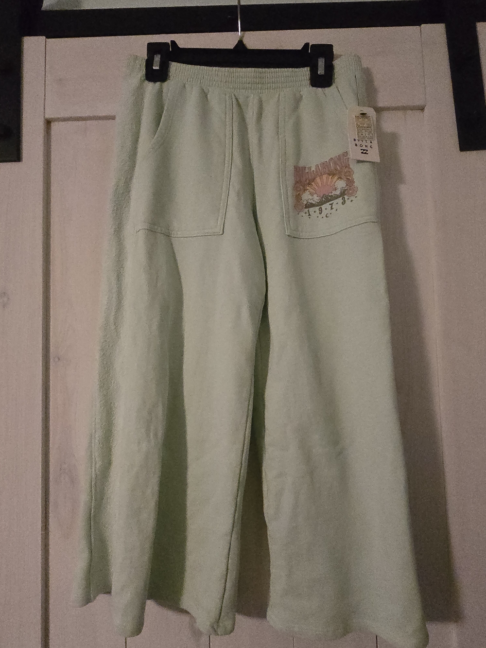 Billabong Kids Mint Green Terry Pocket Joggers
